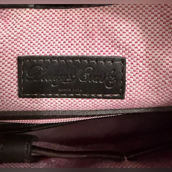 Dooney & Bourke Crocodile Leather Hobo Shoulder Bag Cognac - Picture 10 of 14